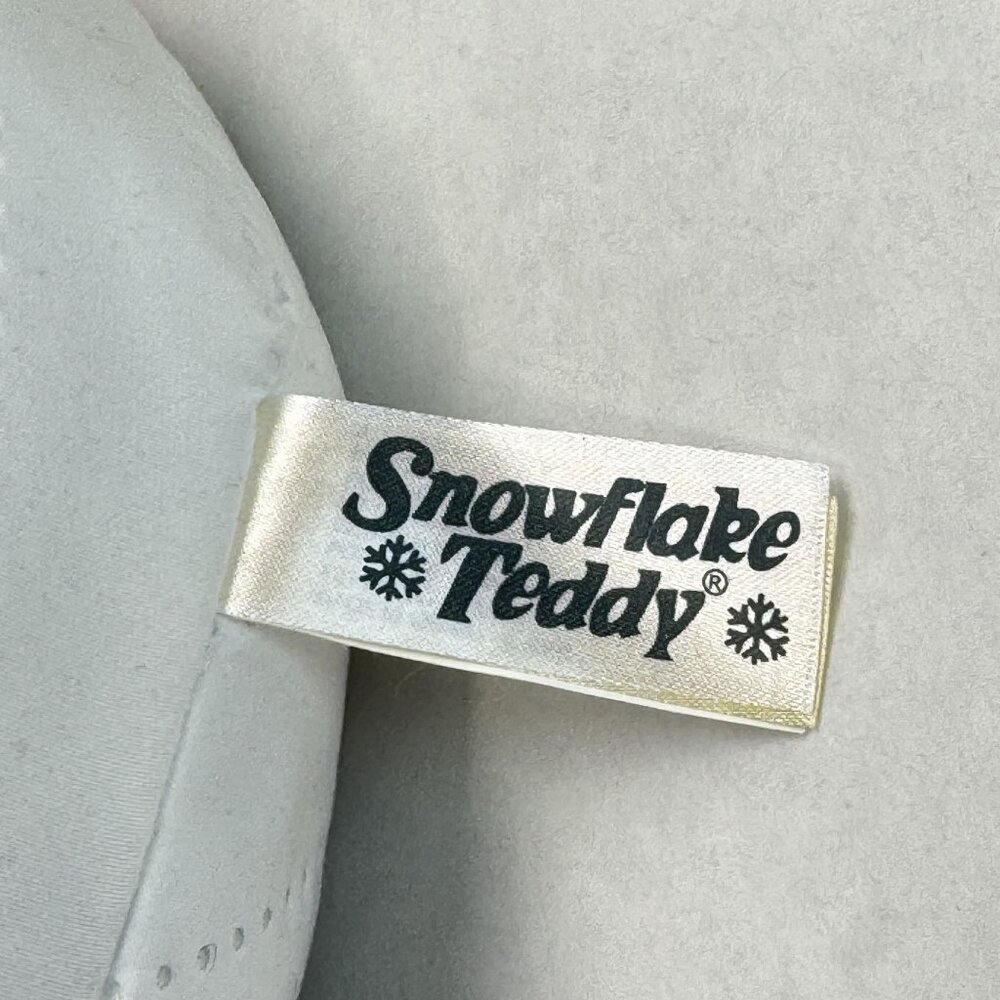 Snowflake Teddy 2022 Plush Bear 20" Red White Winter Ski Outfit Stuffed Toy Soft - Picture 9 of 15